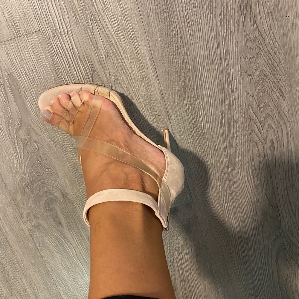 Strappy heels. Worn once